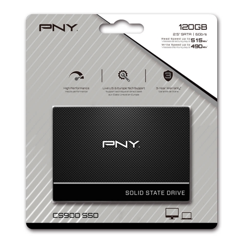 PNY 1TB CS900 2.5” Solid State SATA-III SSD Upgrade Kit w/ Transfer Cable  and Software 