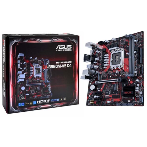 ASUS EX-B660M-V5 D4 12th Gen M-ATX Motherboard