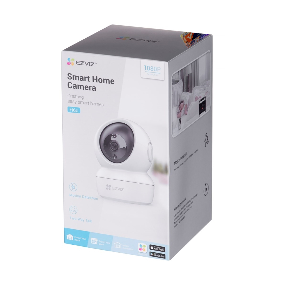 Hikvision Ezviz C6C (EZ360) CS-CV246-B0-3B2WFR Mini Network PT Dome IP-Cam  Wi-fi full hd 2mpx audio slot sd p2p