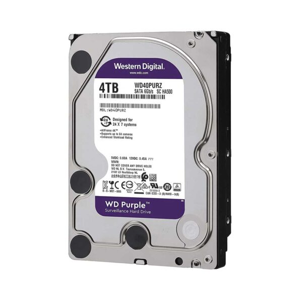 Western Digital  4TB Surveillance Purple Hard drive