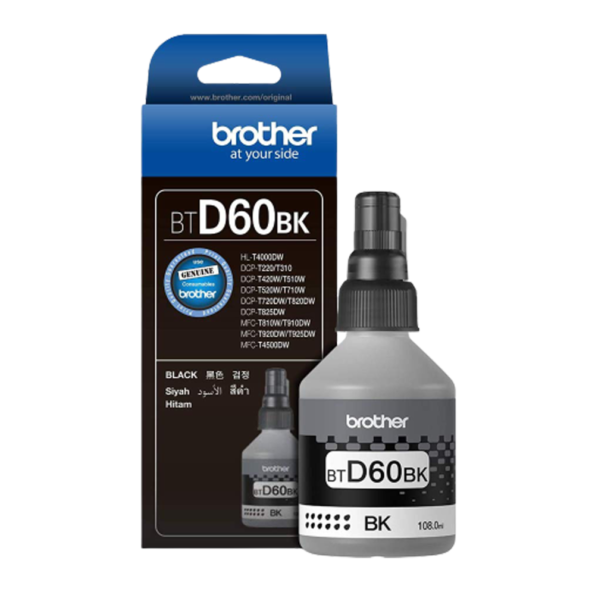 Brother BTD60BK Black Ink Bottle